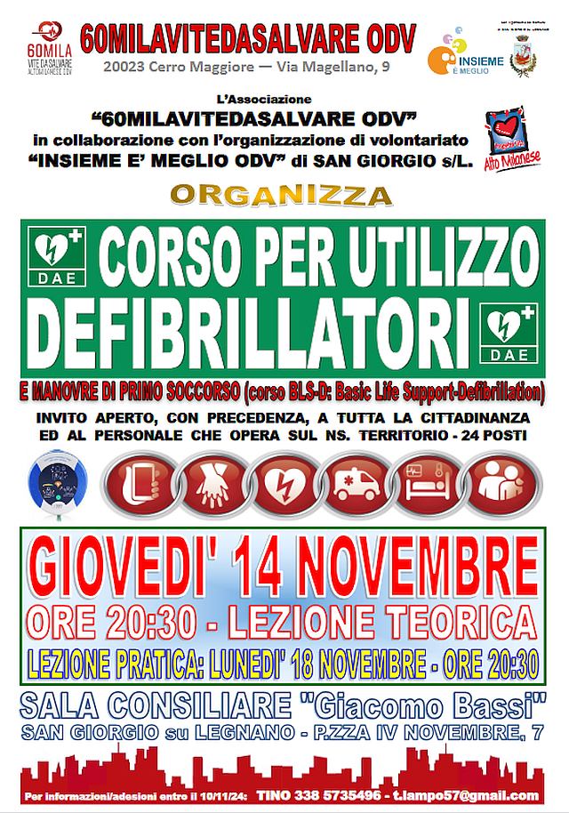 Corso Utilizzo Defibrillatori